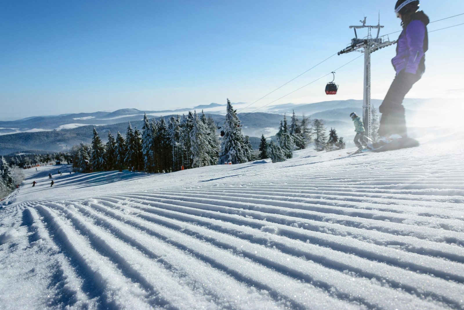 Piste de ski, télésièges