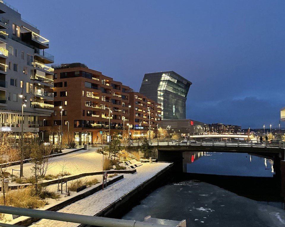 Oslo Ville enneigée d’Oslo en plein hiver, paysages urbains scandinaves